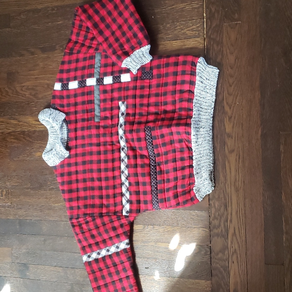 Vintage quilted pullover